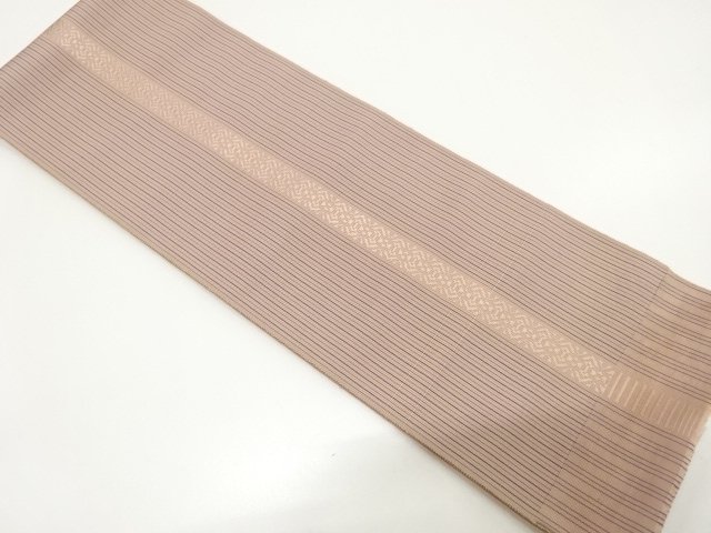 JAPANESE KIMONO / ANTIQUE CHIKUZEN HAKATA HITOEHANHABA OBI (WEARABLE)